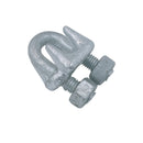Galvanized Drop Forged Steel 9/16" Wire Rope Clips Marine Cable Clamps