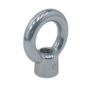 4 Pc Marine Grade T316 Stainless Steel 1" Lifting Eye Nut UNC Thread 7,500 Lbs WLL Eye Bolt Nut