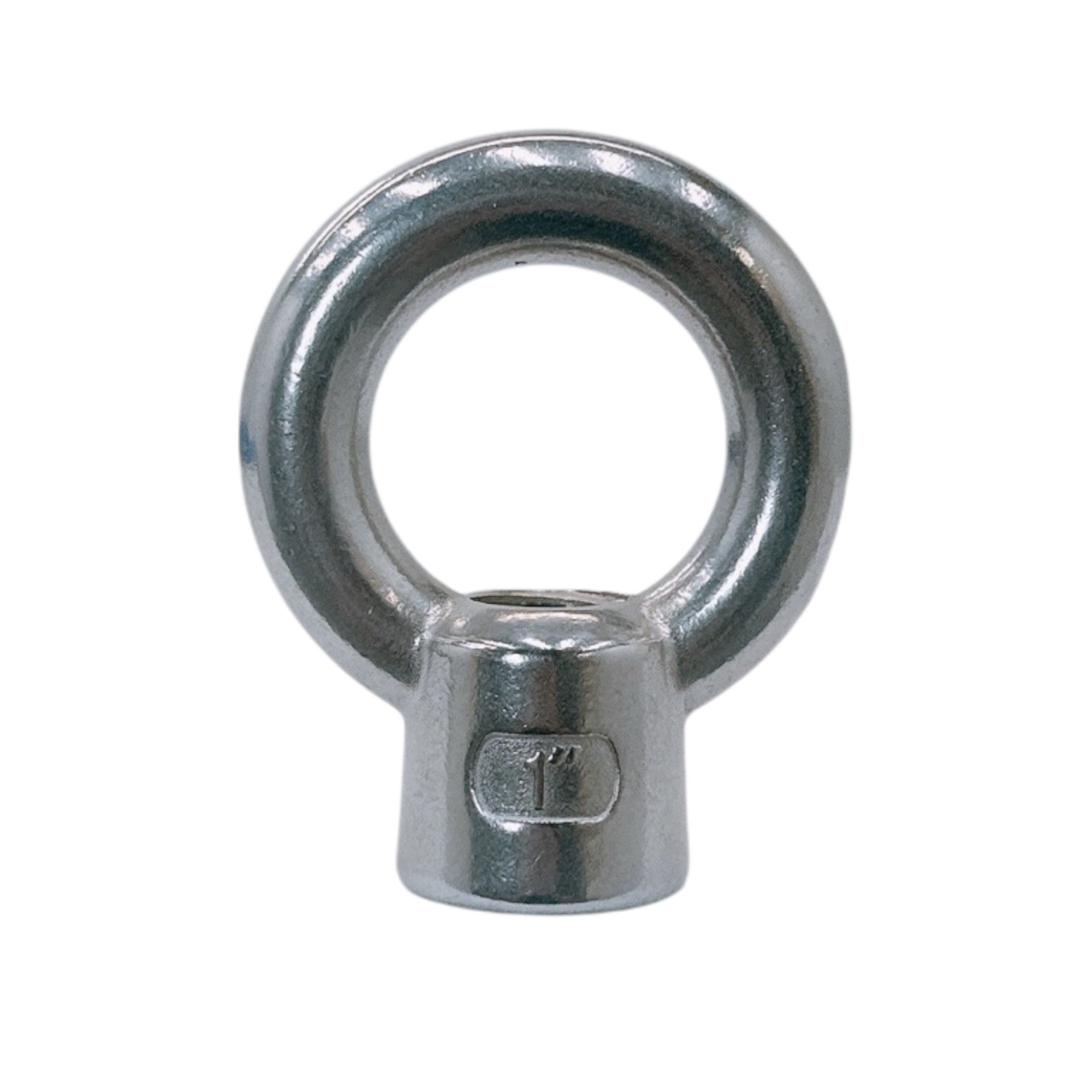 4 Pc Marine Grade T316 Stainless Steel 1" Lifting Eye Nut UNC Thread 7,500 Lbs WLL Eye Bolt Nut