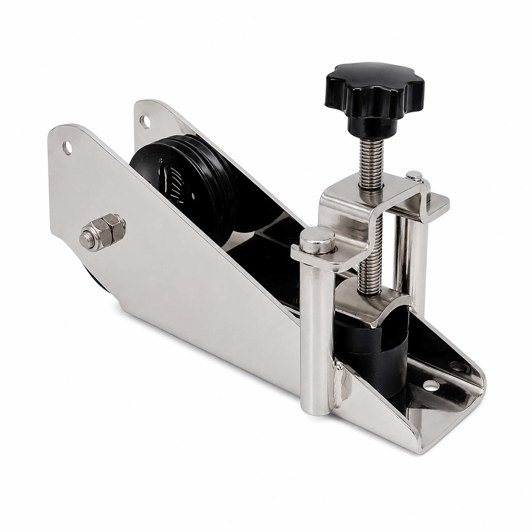 Boat Marine Grade T316 Stainless Steel 8-1/2" x 2" Bow Roller with Anchor Blocking Device