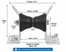 Marine Boat T316 Stainless Steel Platform Bow Roller Anchor Roller Yacht Docking 7-1/4"L x 3"W