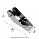 6-1/2" x 1-7/8" T316 Stainless Steel Short Anchor Bow Roller Marine Boat Roller