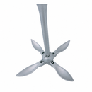 9 Lbs (4 KG) Hot Dipped Galvanized Folding Grapnel Anchor Boat Yacht Docking
