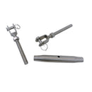 Marine Boat T316 Stainless Steel 5/8" Jaw & Jaw Pipe Turnbuckle 2,800 Lbs WLL