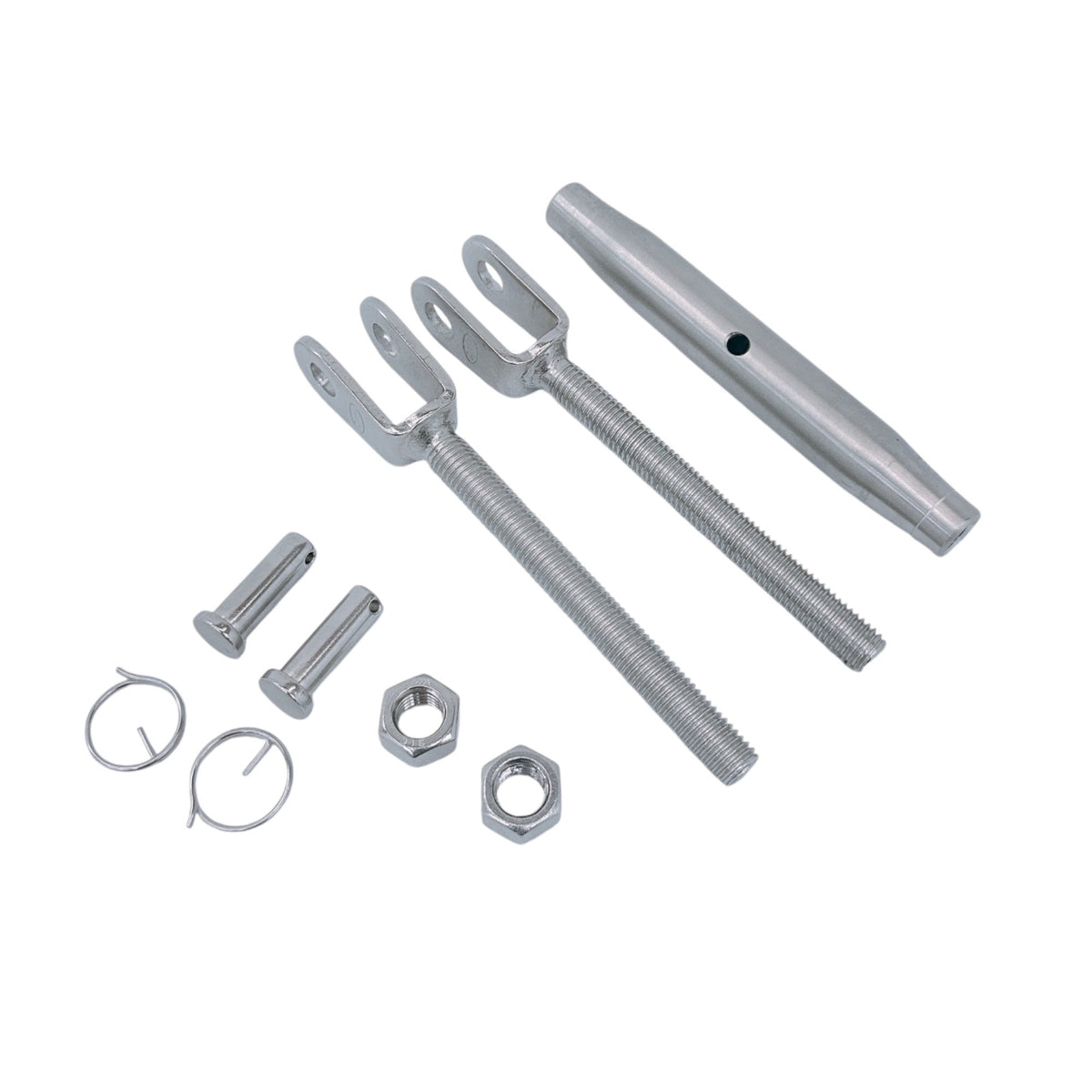 Marine Boat T316 Stainless Steel 5/8" Jaw & Jaw Pipe Turnbuckle 2,800 Lbs WLL