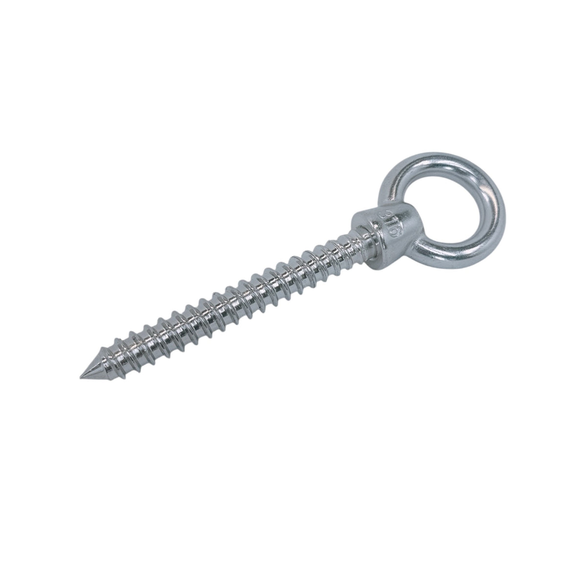 Marine Boat T316 Stainless Steel 5/8" x 5" Shoulder Lag Eye Bolt Screw Bolt