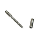 Marine Boat Stainless Steel Swageless Lag Stud for 1/8" and 3/16" Cable, Wire Rope Terminal Fitting for Deck, Dock, Railing, Rigging