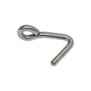 Stainless Steel Downhaul Hook for Marine Boat Rigging, Lifting Hook for Sailboat Lines, Rope, Chain, Dock Hardware, and Outdoor Use