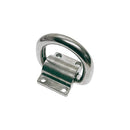 T316 Stainless Steel Bolt-On D-Ring Lashing Ring Anchor Tie Down, Marine Boat Deck Hardware for Cargo, Dock, Trailer, and Rigging Use