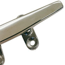 T316 Stainless Steel Flat Top Trimline Dock Cleat for Marine Boat, Rope Tie Down Cleat for Deck, Dock, Yacht, and Mooring Use