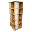 24"W x 24"D x 63"H Revolving T-Shirt Display Rack with Casters Retail Store