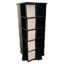24"W x 24"D x 63"H Revolving T-Shirt Display Rack with Casters Retail Store