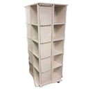 24"W x 24"D x 63"H Revolving T-Shirt Display Rack with Casters Retail Store