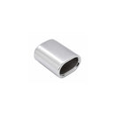 Marine Boat T316 Stainless Steel Wire Rope Oval Sleeves, Crimping Sleeves for Cable Railing, Rigging, Loop Ends, Boat, Dock, and Outdoor Use