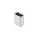 Marine Boat T316 Stainless Steel Wire Rope Oval Sleeves, Crimping Sleeves for Cable Railing, Rigging, Loop Ends, Boat, Dock, and Outdoor Use
