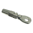 Marine Boat T316 Stainless Steel Swageless Eye Terminal, Cable Rail Railing Wire Rope End Fitting for Deck, Stair, Dock, and Rigging