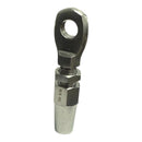 Marine Boat T316 Stainless Steel Swageless Eye Terminal, Cable Rail Railing Wire Rope End Fitting for Deck, Stair, Dock, and Rigging