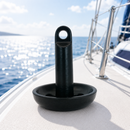 Mushroom Anchor Cast Iron Vinyl Coated Boat Anchor for Fishing Kayaks, Canoes, Jet Skis, SUP Paddle Boards, Dinghies, and Small Boats