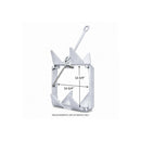 Heavy Duty 25 Lbs Hot Dipped Galvanized Fold-And-Hold Anchor Boat Sailing Yacht