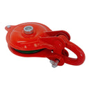 2 Ton 6" Single Sheave Yarding Block Shackle Pulley Cable Wire Rope Pully 4,000 Lbs WLL