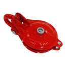 4 Ton Single Sheave Yarding Block Shackle Pulley Cable Wire Rope Pully 8,000 Lbs WLL