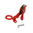 1.5 Ton Single Sheave Yarding Block Oval Eye Cable Wire Rope Snatch Block Pulley 3,000 Lbs WLL