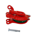 5 Ton Single Sheave Yarding Block Oval Eye Cable Wire Rope Snatch Block Pulley 10,000 Lbs WLL