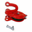 Cable Wire Shackle Pulley, Single Sheave Yarding Block for Wire Rope, Logging, Rigging, Winching, and Towing