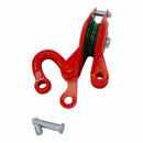 Cable Wire Shackle Pulley, Single Sheave Yarding Block for Wire Rope, Logging, Rigging, Winching, and Towing