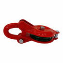 Cable Wire Shackle Pulley, Single Sheave Yarding Block for Wire Rope, Logging, Rigging, Winching, and Towing