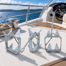 Heavy Duty Hot Dipped Galvanized Fold-And-Hold Anchor, Boat Anchor for Sailing, Yacht, Docking, and Mooring