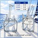 Heavy Duty Hot Dipped Galvanized Fold-And-Hold Anchor, Boat Anchor for Sailing, Yacht, Docking, and Mooring