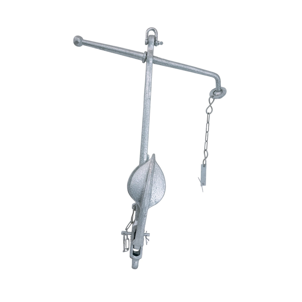 Hot Dipped Galvanized Foldable Admiralty Anchor, Boat Foldable Kedge Anchor for Yacht, Sailboat, Docking, and Mooring