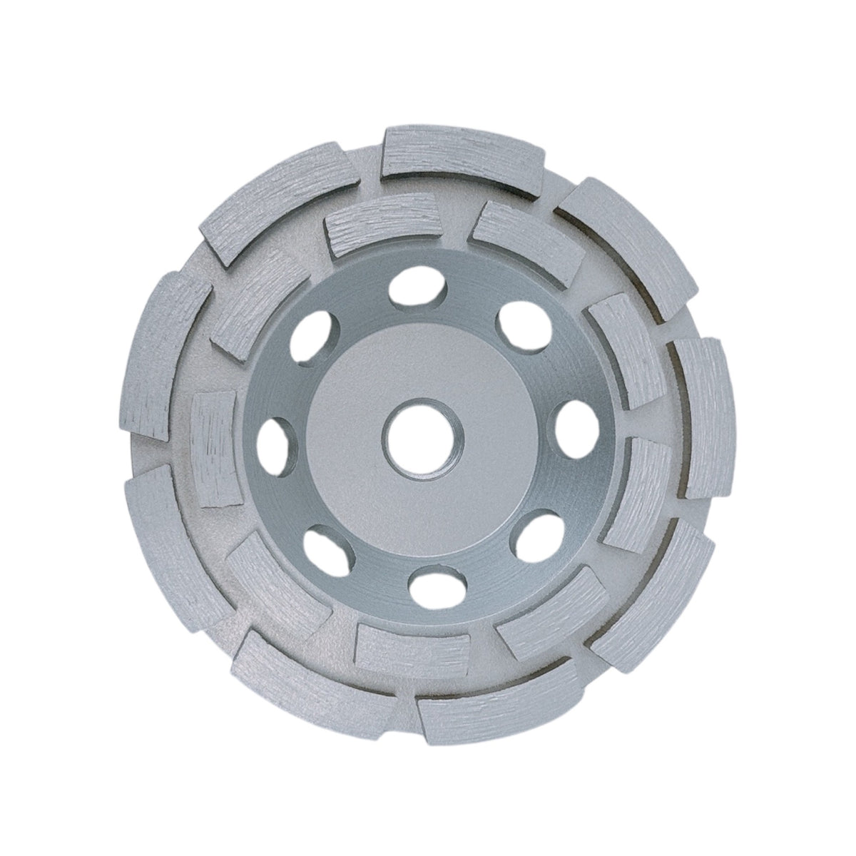 4-1/2" Double Row Diamond Grinding Cup Wheel 5/8"-11 Concrete Masonry Marble
