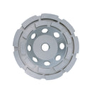 4-1/2" Double Row Diamond Grinding Cup Wheel 5/8"-11 Concrete Masonry Marble