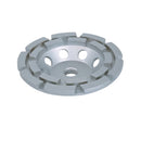 4-1/2" Double Row Diamond Grinding Cup Wheel 5/8"-11 Concrete Masonry Marble