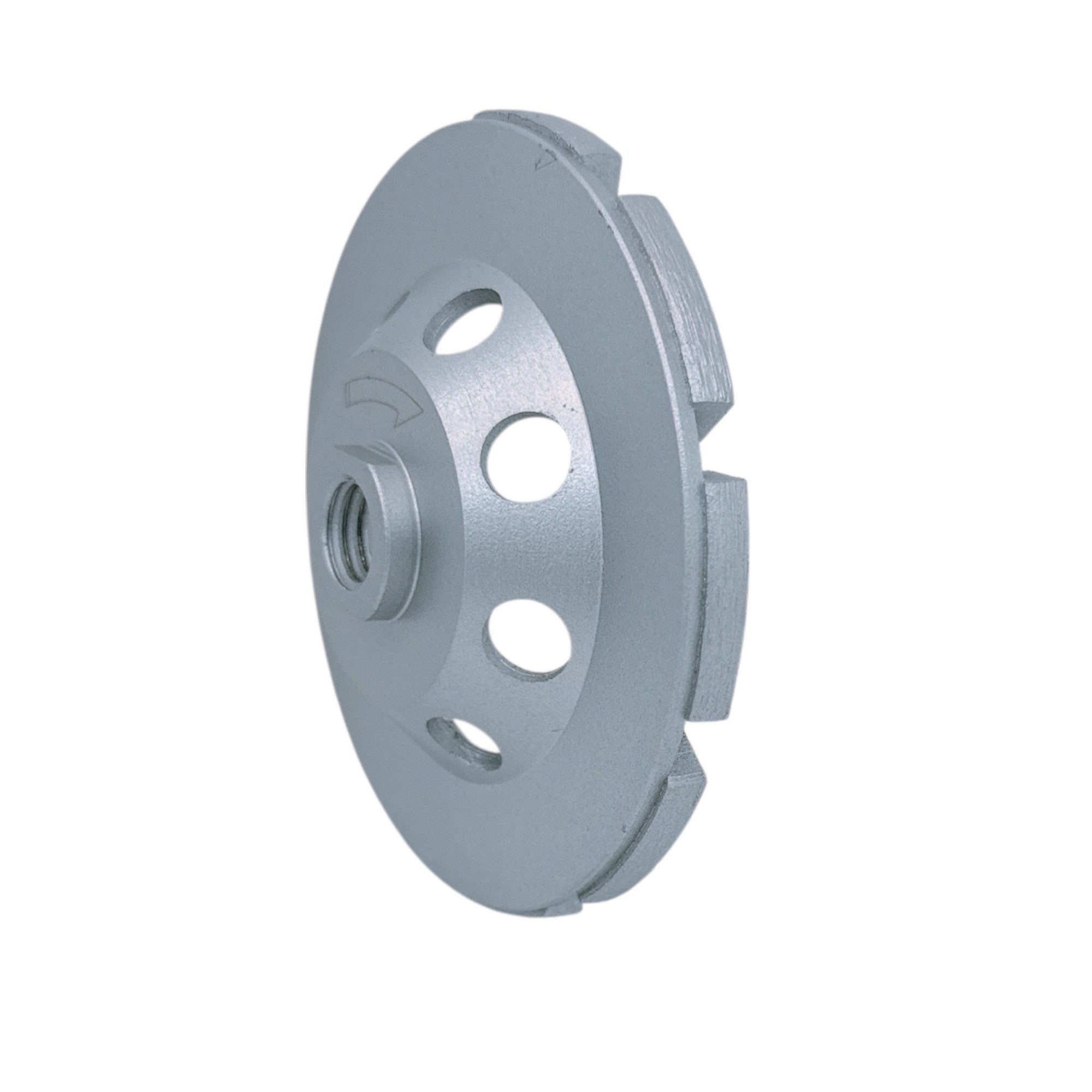 4-1/2" Double Row Diamond Grinding Cup Wheel 5/8"-11 Concrete Masonry Marble