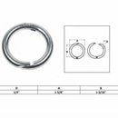 5 Pc Set Marine Boat T316 Stainless Steel Ring Catch O-Ring, Yacht Sailing Hardware for Deck, Dock, Rope, Line, Latch