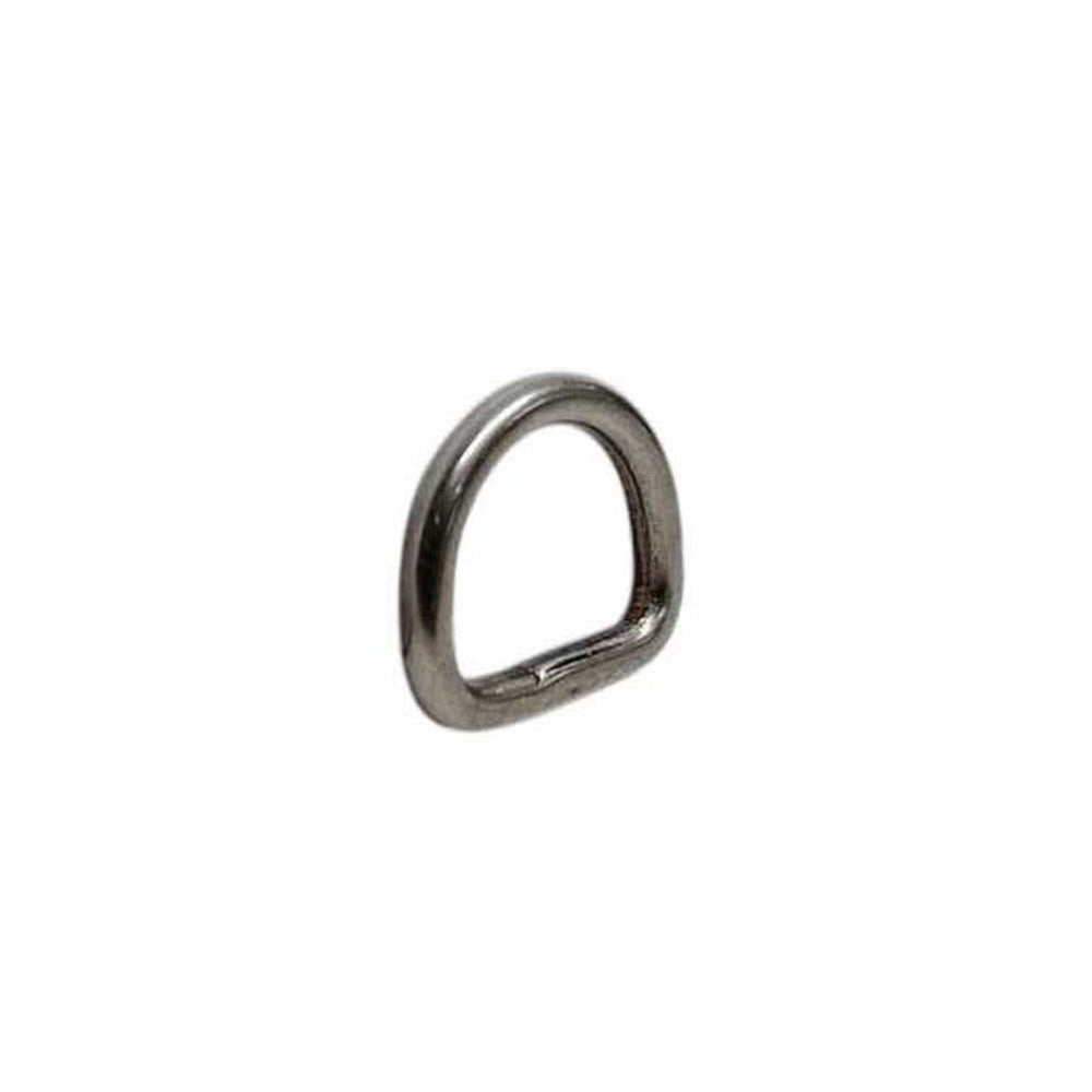 4 Pc Set Marine Boat Stainless Steel D-Ring, Yacht Sailing Hardware for Deck, Dock, Rope, Line, Strap, Tie Down Use