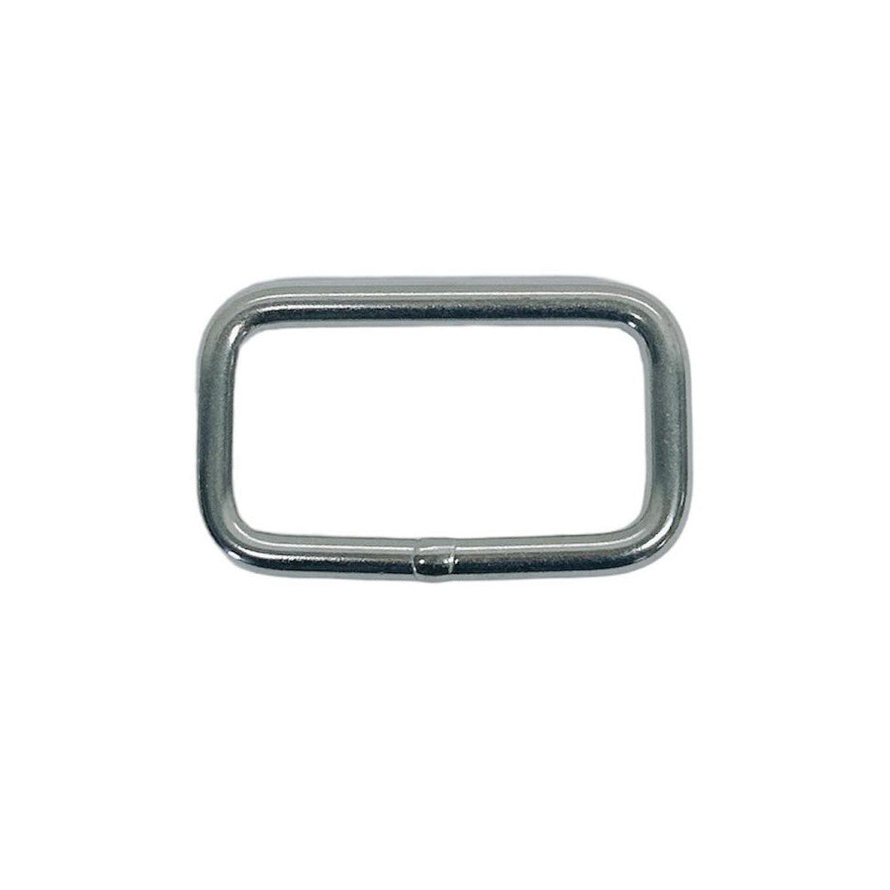 4 Pc Set Marine Stainless Steel Rectangular Ring Link, Mil Spec Hardware for Rigging, Straps, Webbing, Rope