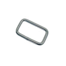 4 Pc Set Marine Stainless Steel Rectangular Ring Link, Mil Spec Hardware for Rigging, Straps, Webbing, Rope