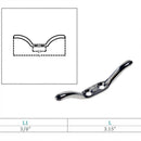 10 Pc Set Marine T316 Stainless Steel Flagpole Cleat, Rope Hanging Flag Pole Cleat for Boat, Dock, Wall, and Outdoor Use