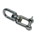 Stainless Steel T316 Eye Jaw Swivel, Marine Mooring Swivel Connector for Boat, Anchor, Chain, Rope, Dock, Rigging, and Sailing Hardware