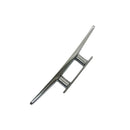 4 Pc Set Marine Boat T316 Stainless Steel Low Flat Cleat, Flat Top Dock Deck Rope Cleat for Yacht, Sailboat, Mooring