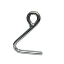 4 Pc Set Marine Boat T316 Stainless Steel Cunningham Hook, Top Dock Deck Rope Hook for Yacht, Sailboat, Sailing Rigging, Line