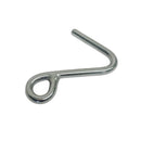 4 Pc Set Marine Boat T316 Stainless Steel Cunningham Hook, Top Dock Deck Rope Hook for Yacht, Sailboat, Sailing Rigging, Line