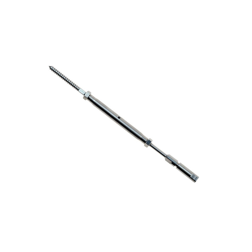 10 Pc Set Marine T316 Stainless Steel Swageless and Lag Turnbuckle for Cable Wire Rope, Deck Railing Terminal Fitting