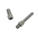 4 Pc Set Marine Boat Stainless Steel Swageless Lag Stud for Cable Rail, Wire Rope Railing Terminal Fitting for Deck, Stair, Balcony