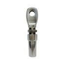 4 Pc Set Marine Boat T316 Stainless Steel Swageless Eye Terminal for Cable Rail, Wire Rope Railing End Fitting for Deck, Stair, Balcony