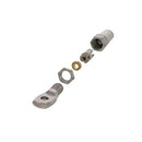 4 Pc Set Marine Boat T316 Stainless Steel Swageless Eye Terminal for Cable Rail, Wire Rope Railing End Fitting for Deck, Stair, Balcony